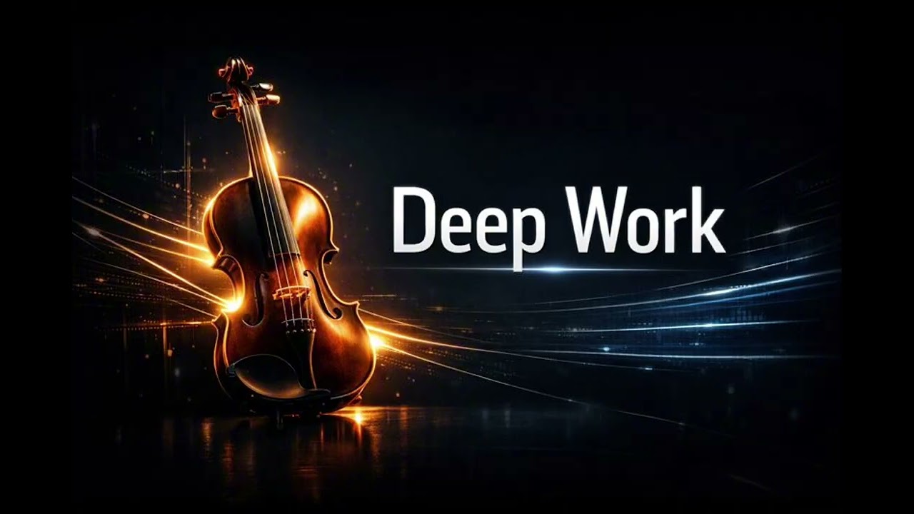 Coding Focus Violin Instrumental | Deep Work Luxury Background Music