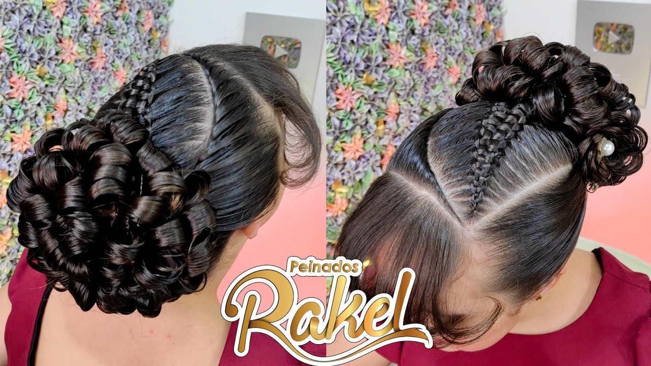 Recogido Alto Para Fiestas/ Peinado Elegante Para Ocasiones Especiales/ Peinados Rakel
