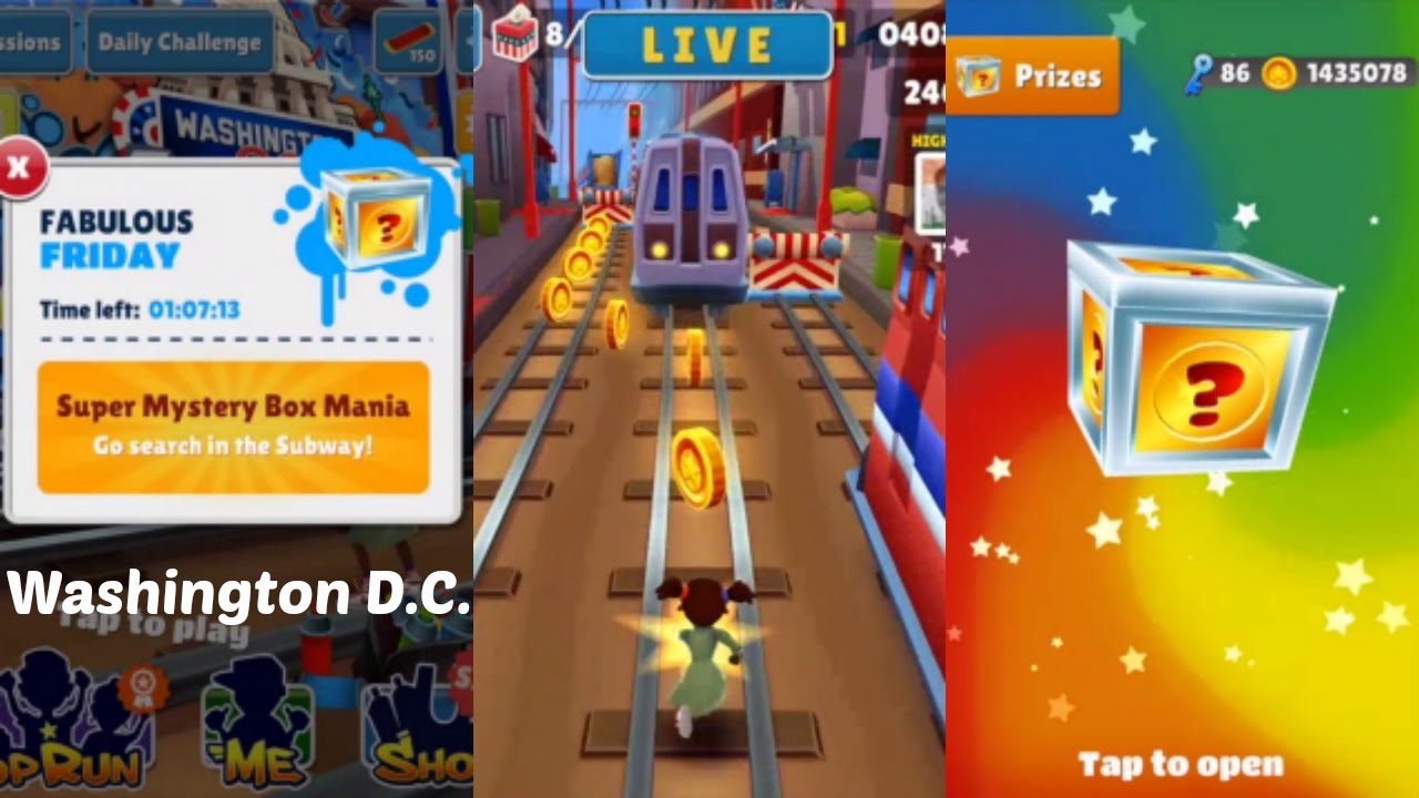 Subway Surfers: Washington DC (Fabulous 