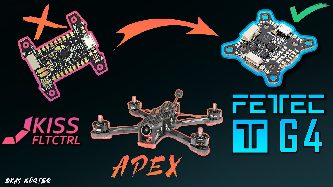 KISS V2 raus ... FETtec G4 rein! | Umbau auf FETtec G4 Flightcontroller | FPV BUILD ImpulseRC Apex