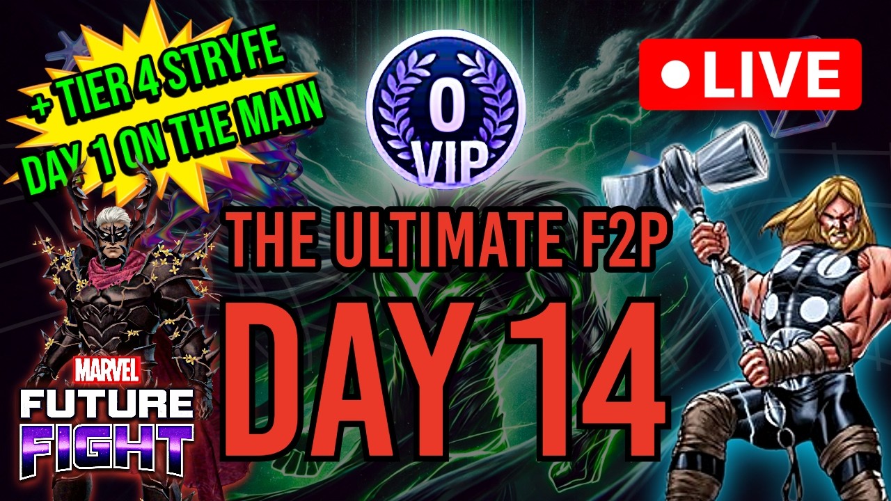 F2P Day 14: 2 Tier 4s in ONE Day?! + Tier 4 Stryfe Day | Marvel Future Fight