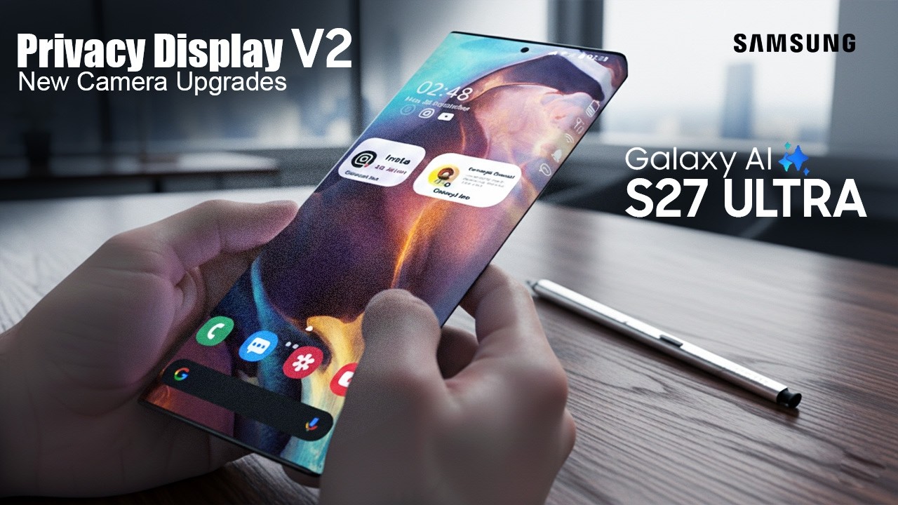 New Galaxy S27 Ultra 5G: Latest Leaks | Samsung's New 'V2' Features, Upgrades Confirmed!