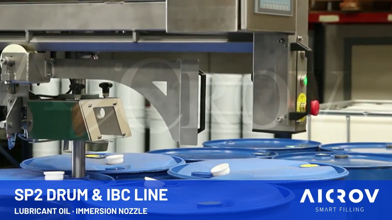 AiCROV – SP2 – Automatic Drum and IBC Filling Machine