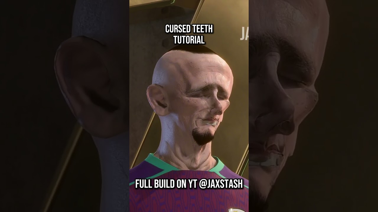 EA FC 26 | How to make CURSED TEETH BUILD | Pro Clubs & Career Mode Face Creation