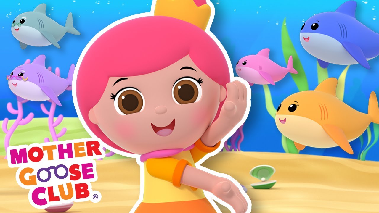Baby Shark + More | Mother Goose Club Cartoons #NurseryRhymes
