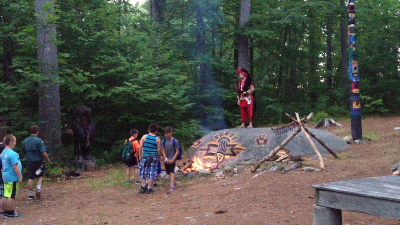 Camp Carpenter Bridge Initiation For The Webelo Scouts 2016