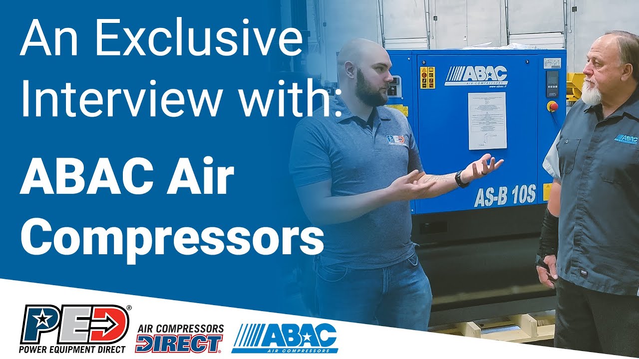 An Exclusive Interview with ABAC Air Compressors - Brand New Rotary Screw Technology