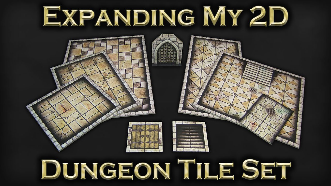 Episode 108: More 2D Dungeon Tiles (print & play)