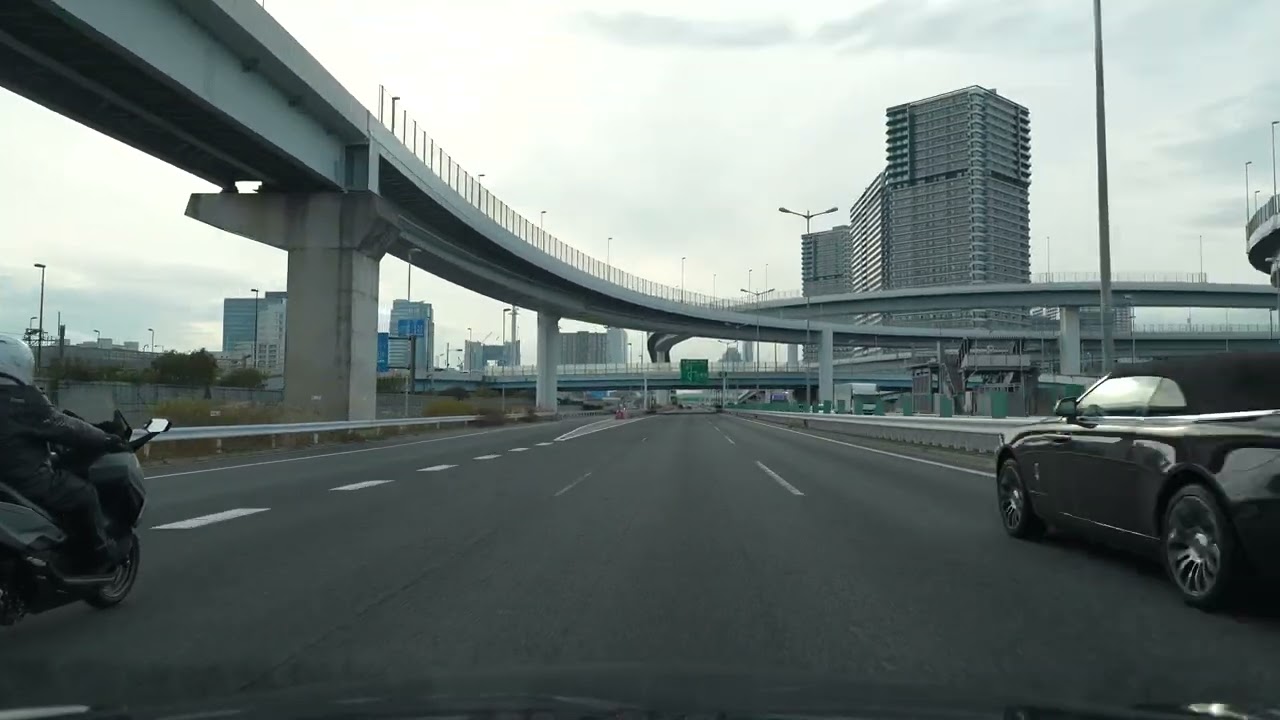 首都高速湾岸線 高谷JCT～幸浦IC～釜利谷JCT 2025.01.12