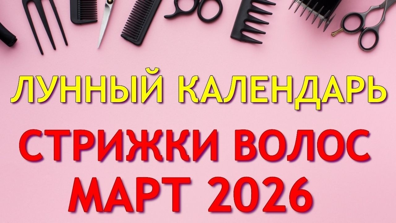 Лунный календарь СТРИЖКИ волос на МАРТ 2026. Благоприятные и неблагоприятные дни.