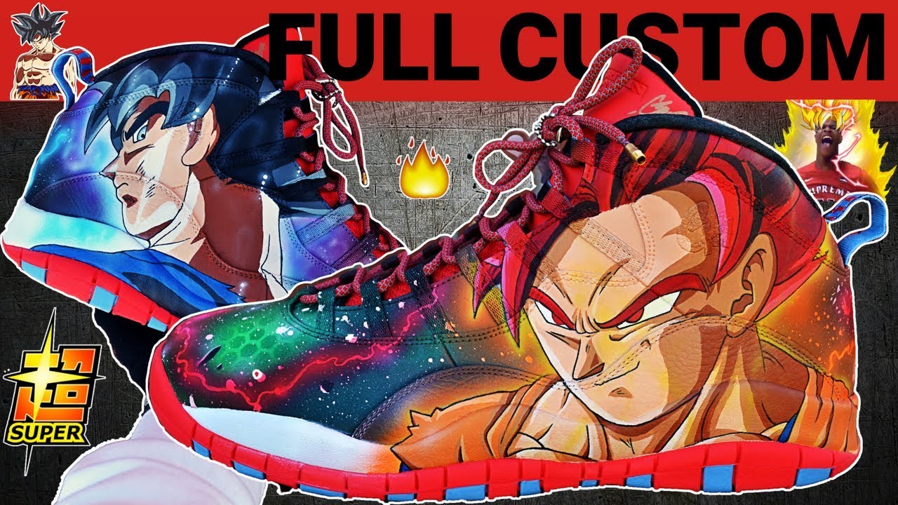🔥 Sierato создает термочувствительные кроссовки DBZ Super Jordan 10 для сына Шака Шарифа!