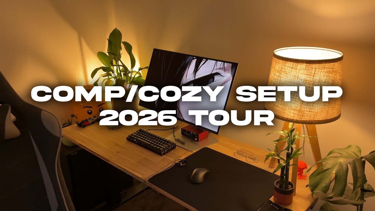 My Comp + Cozy 2026 setup tour!