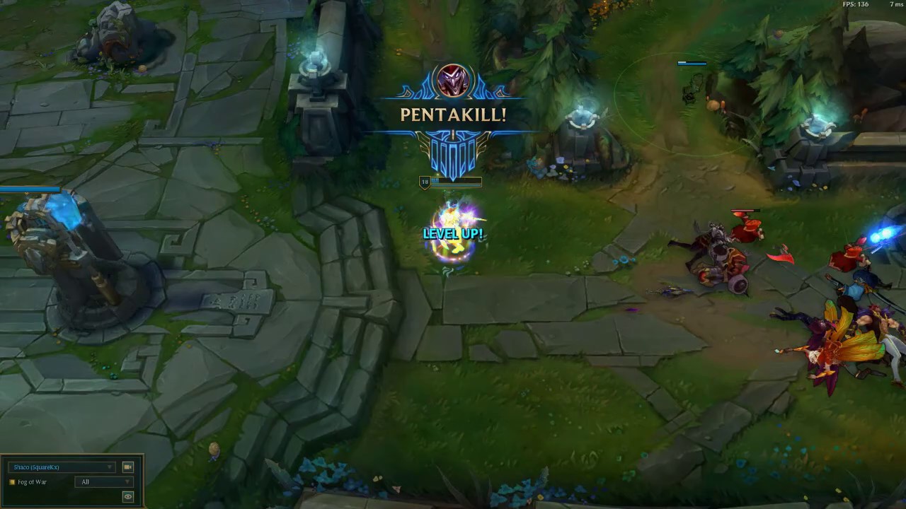 SquareK - CLUTCH SHACO PENTAKILL