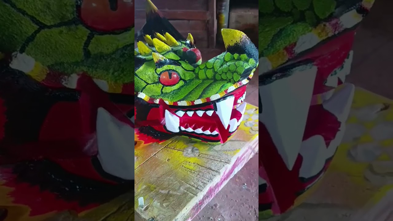 Barongan devil anak #mainananak #pengrajinbarongan #baronganmurah