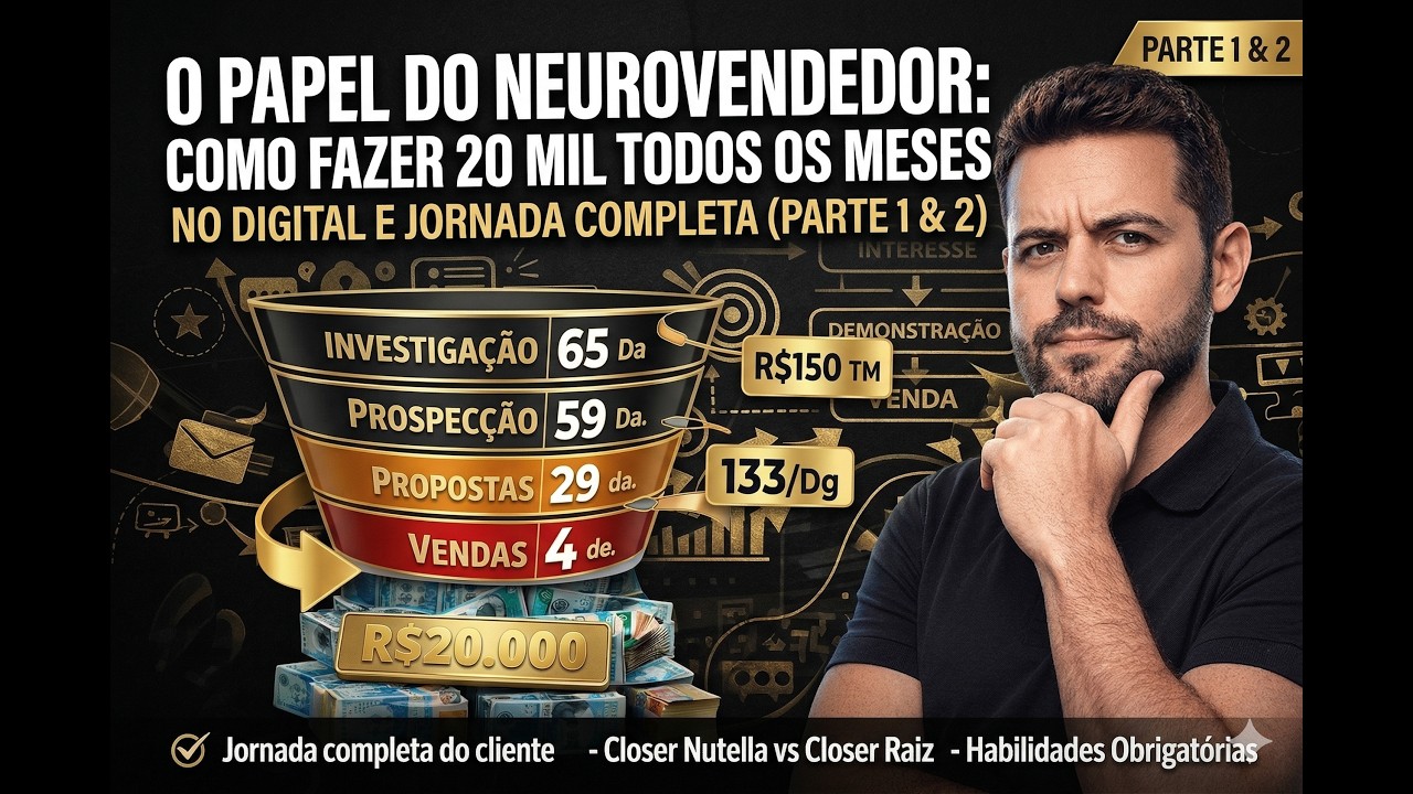 Faça R$ 20.000,00 todos os meses como NeuroVendedor - Parte 2