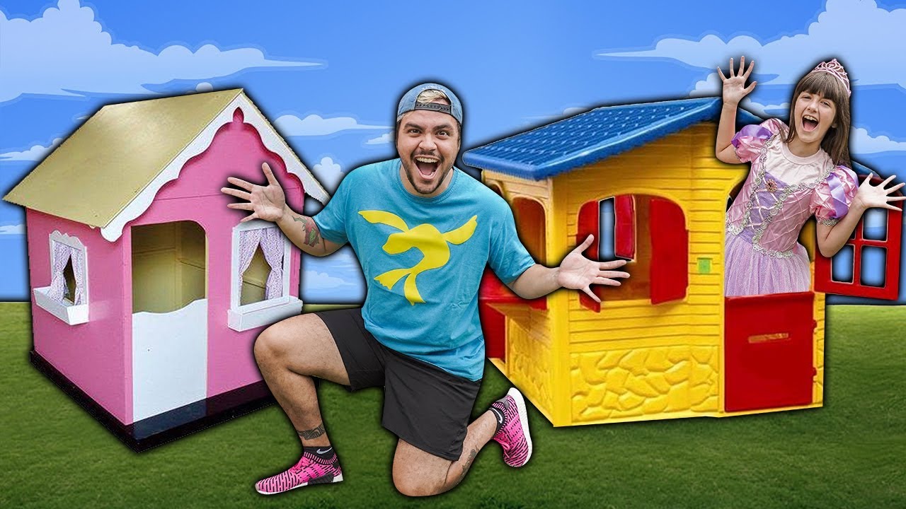 LUCCAS NETO FINGE BRINCAR COM BRINQUEDOS DE CASINHA GIGANTE ( V&Iacute;DEO EDUCACIONAL)