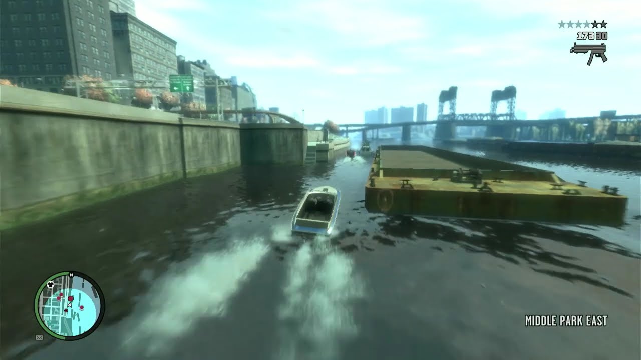 GTA 4 - Buoys Ahoy Mission Walkthrough (Part 1): Boat Chase with Bernie Crane | GTA IV Gameplay