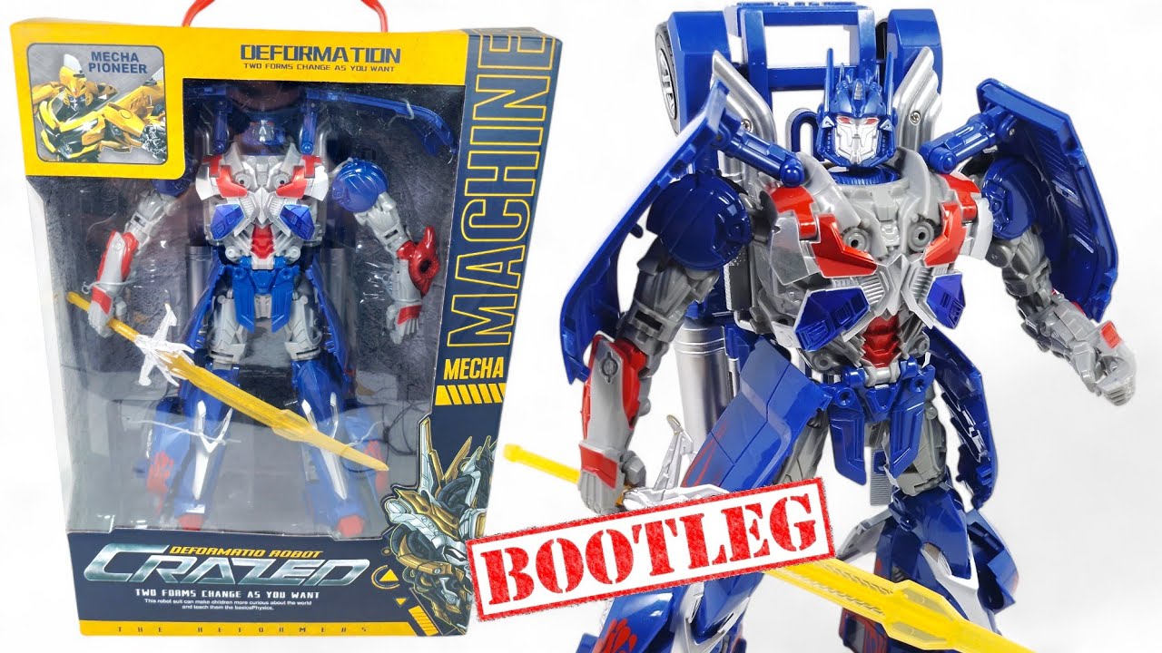 El Optimus Leader Class TLK BOOTLEG OVERSIZED más grande! 🥵 Transformers Deformation Robot Crazed