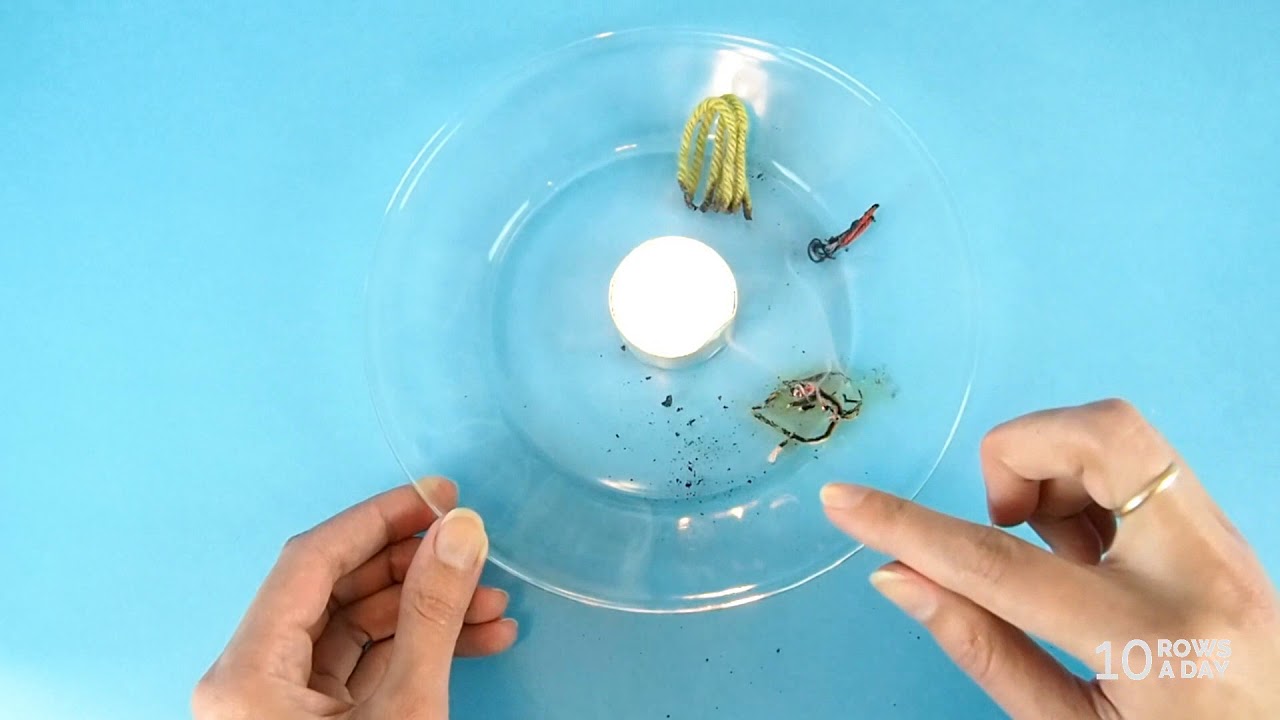 BURN TEST for Wool, Cotton, Bamboo and Acrylic Yarn