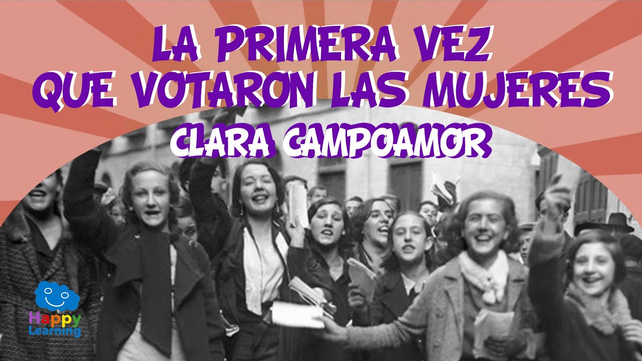 ¿Cuándo votaron las mujeres por primera vez? CLARA CAMPOAMOR | Vídeos Educativos para Niños