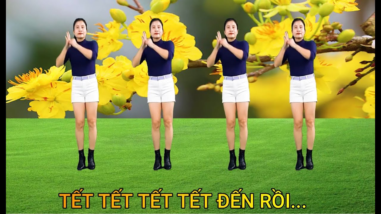 NHẠC TẾT/ NGÀY TẾT QUÊ EM-DÂN VŨ  ĐẸP-MỚI-DỄ HỌC NHẤT ( BIÊN ĐẠO: NGÂN HÀ)