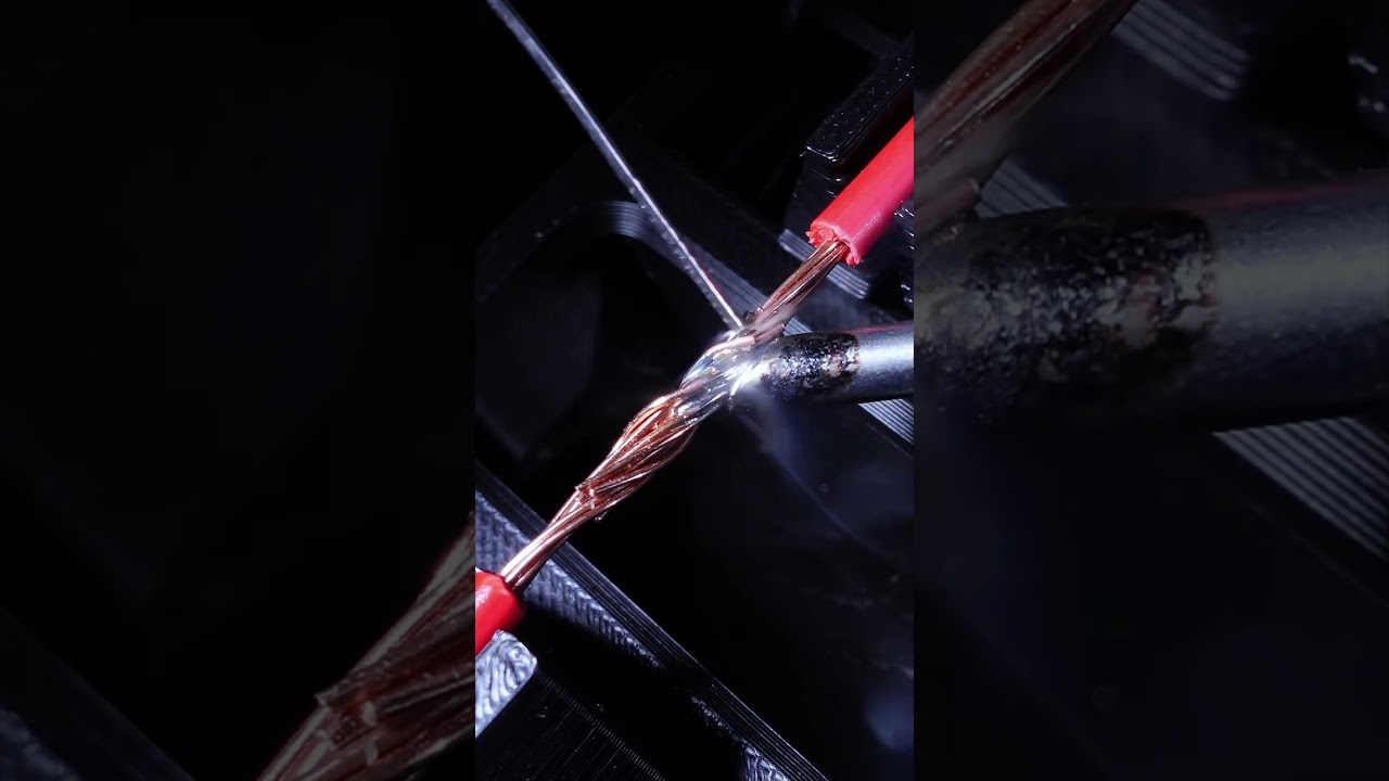 Wire Soldering Tutorial - A Strong Connection Method You Can Learn in One Go #reels #shorts #viral
