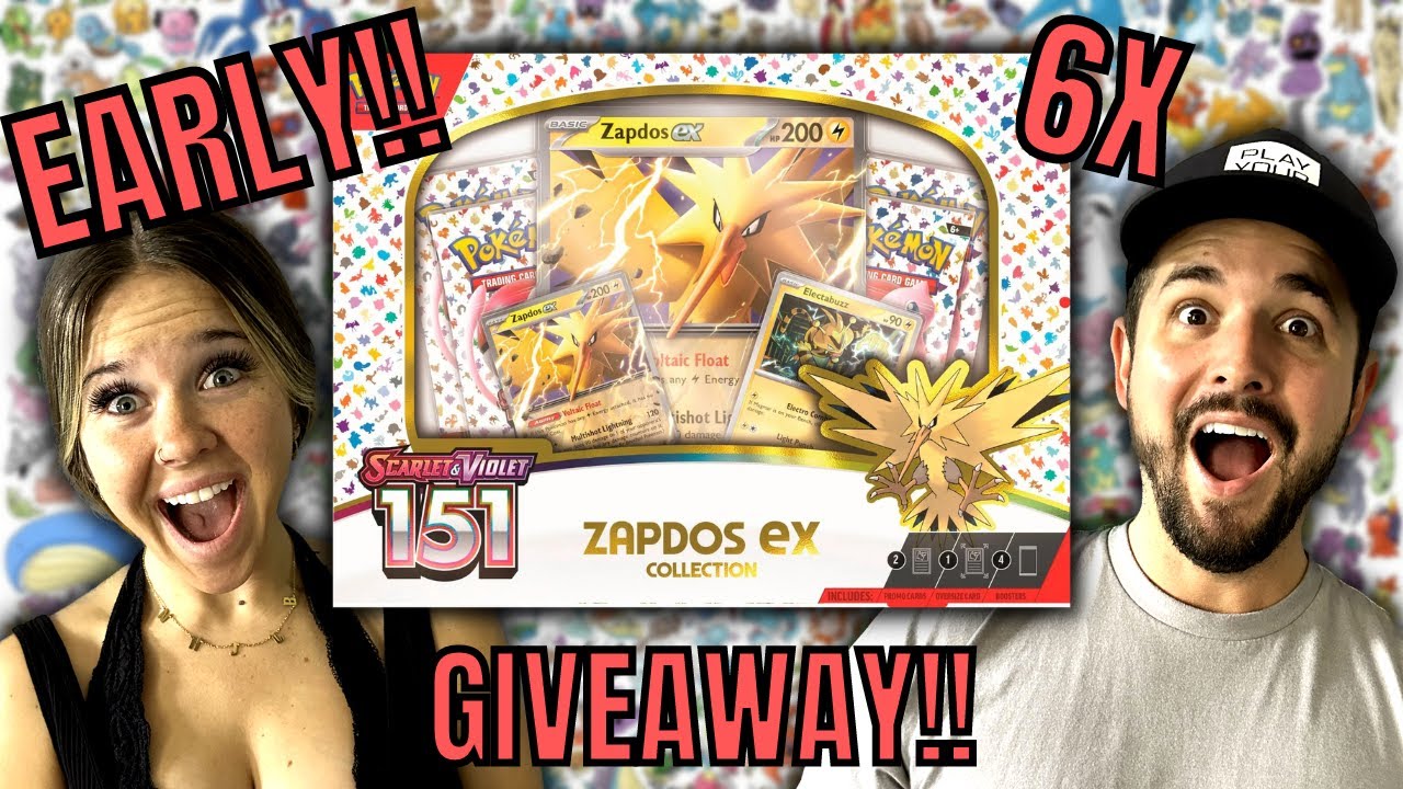 **EARLY** English 151 Zapdos EX Collection Box Review