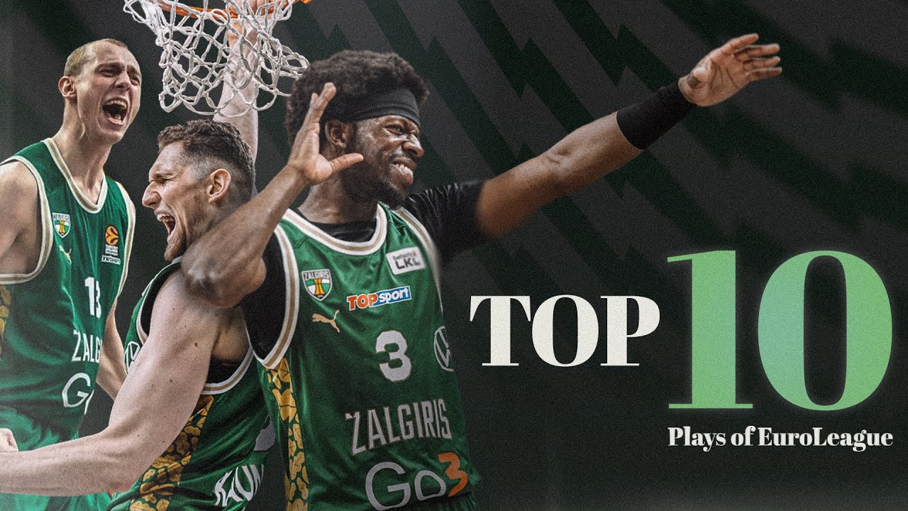 Top 10 Žalgiris Plays: 2024-2025 EuroLeague Season (Second Half)