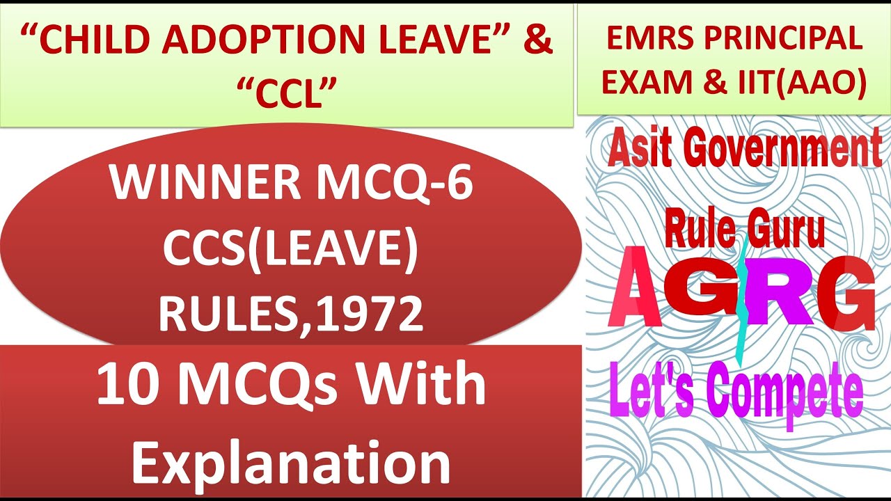 WINNER MCQ-6:CCS(LEAVE) RULES,1972