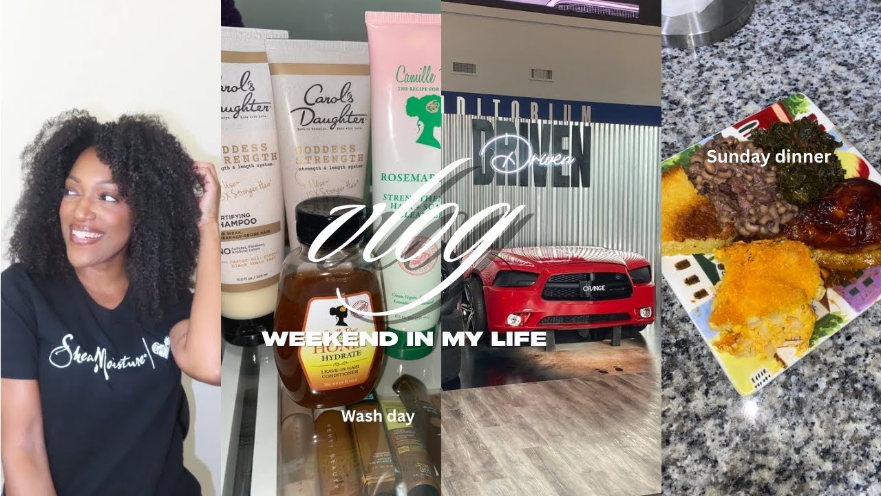 Weekend Vlog | Natural Hair Wash Day, Staying Consistent, Serving at Church & Sunday Dinner