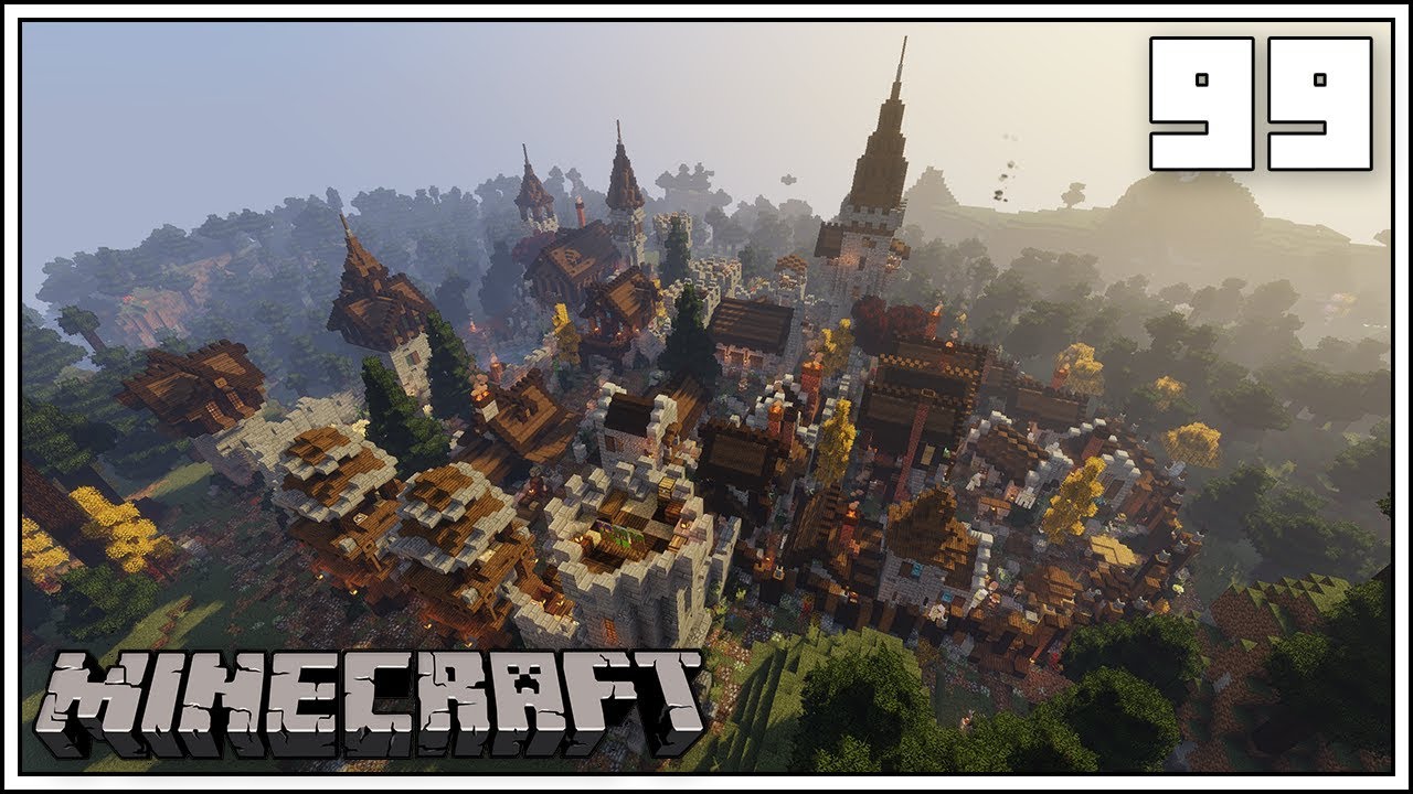 EPIC PILLAGER RAID BATTLE!!! ► Episode 99 ►  Minecraft 1.14.2 Survival Let's Play