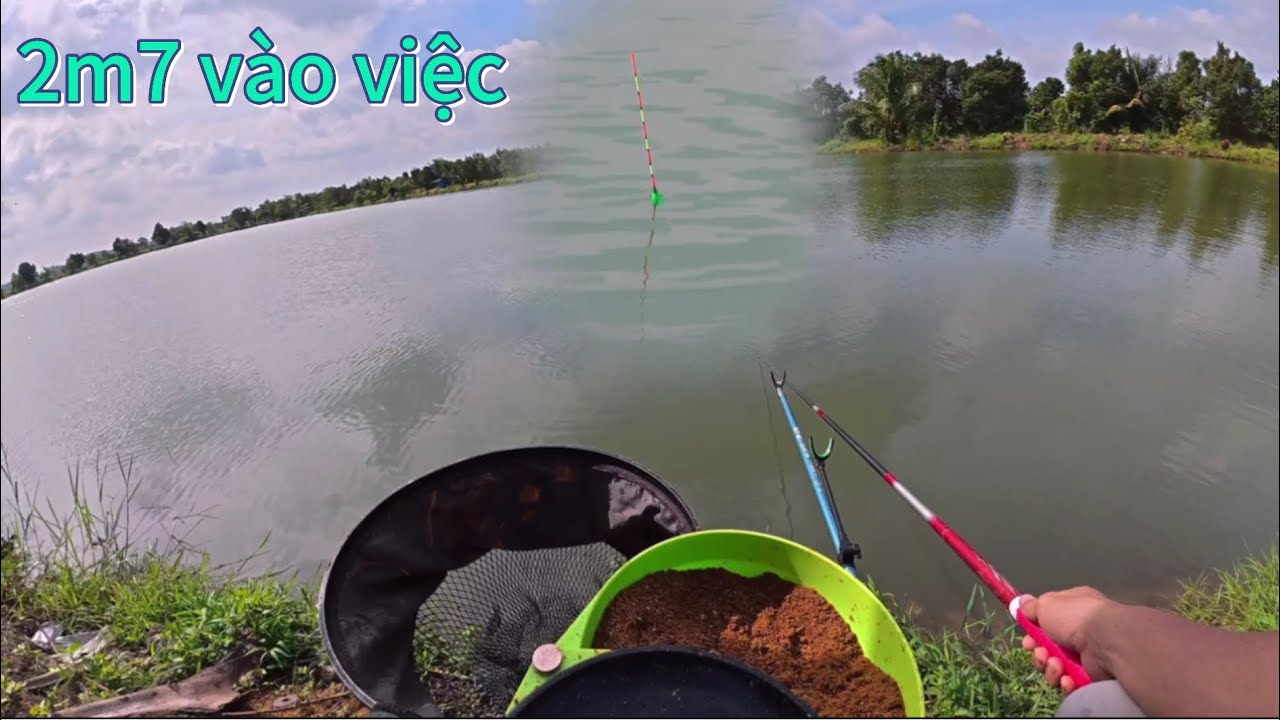 ✅ 179 phút câu cá hồ bán thiên nhiên Nông Trại Vui Vẻ, Củ Chi | DUY FISHING SAI GON