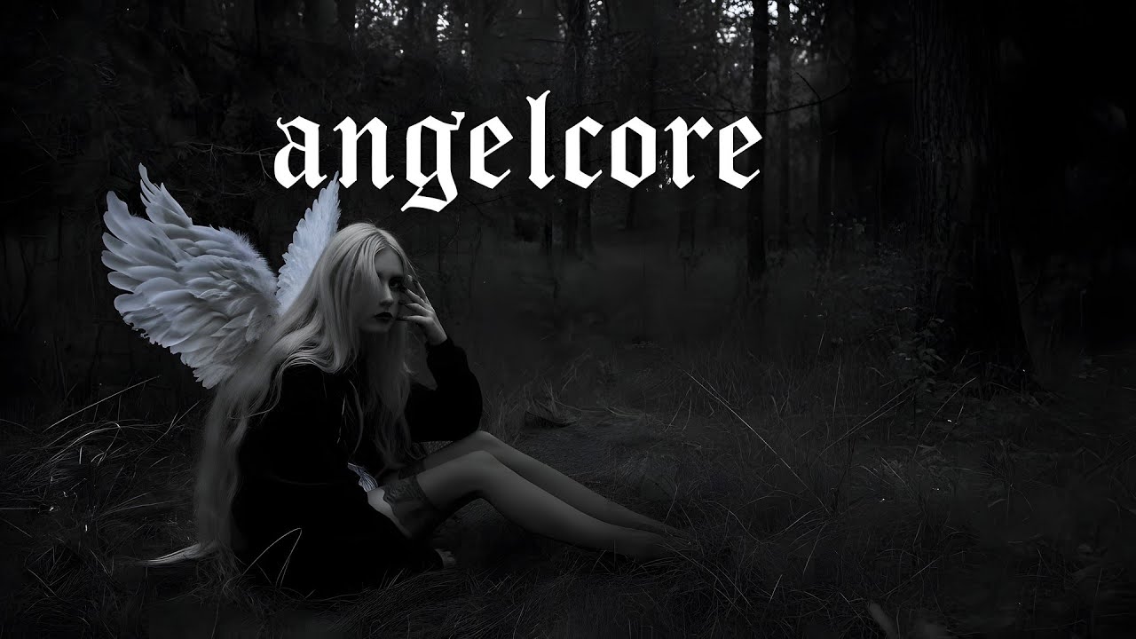 running through the night (angelcore)