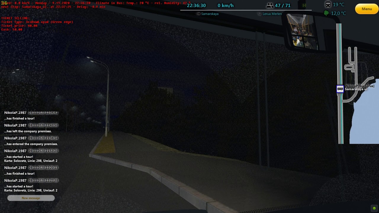 OMSI 2  - Bus Company Simulator - Map SOLOVETZ - LINE 298