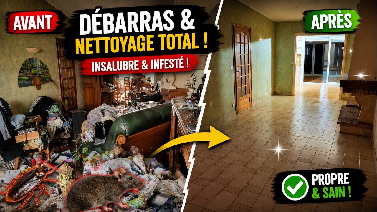 Chrono - Nettoyage Extr&ecirc;me : Transformation d'une Maison en un jour - MAISONEUF