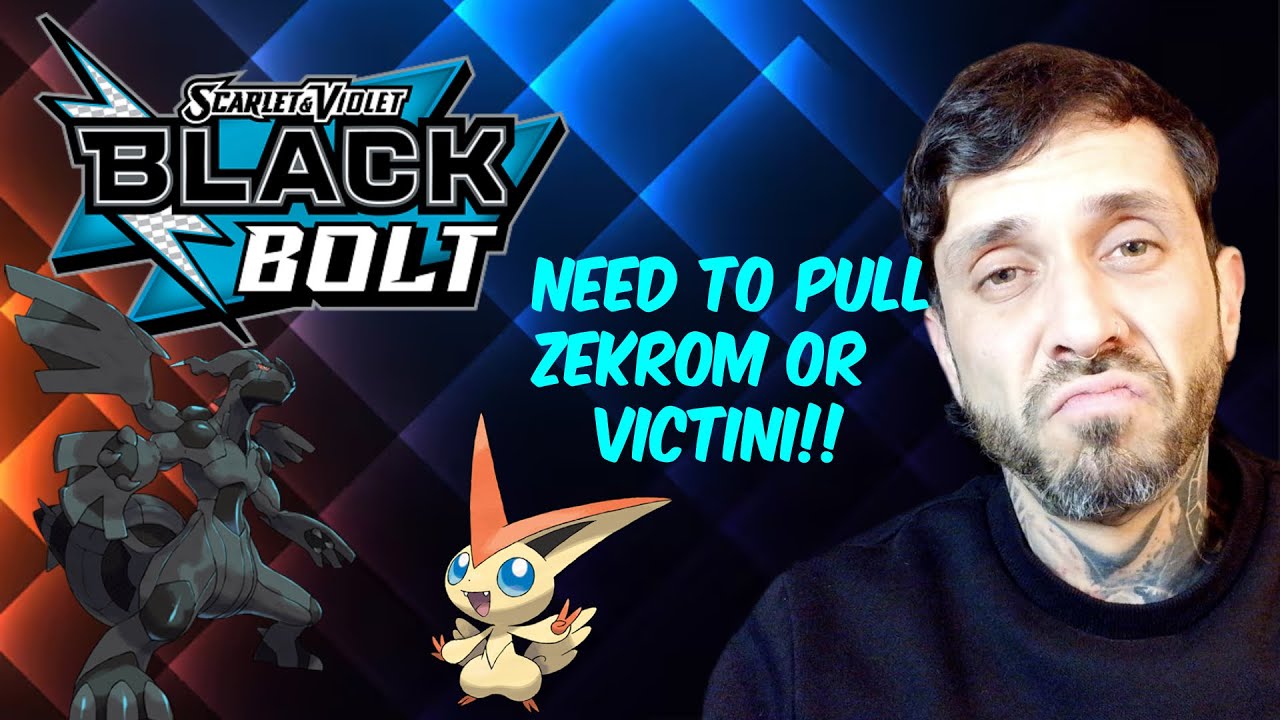 BLACK BOLT can we pull a BWR card?! - Zekrom & Victini.. come out and play! 🖤🙏🏽