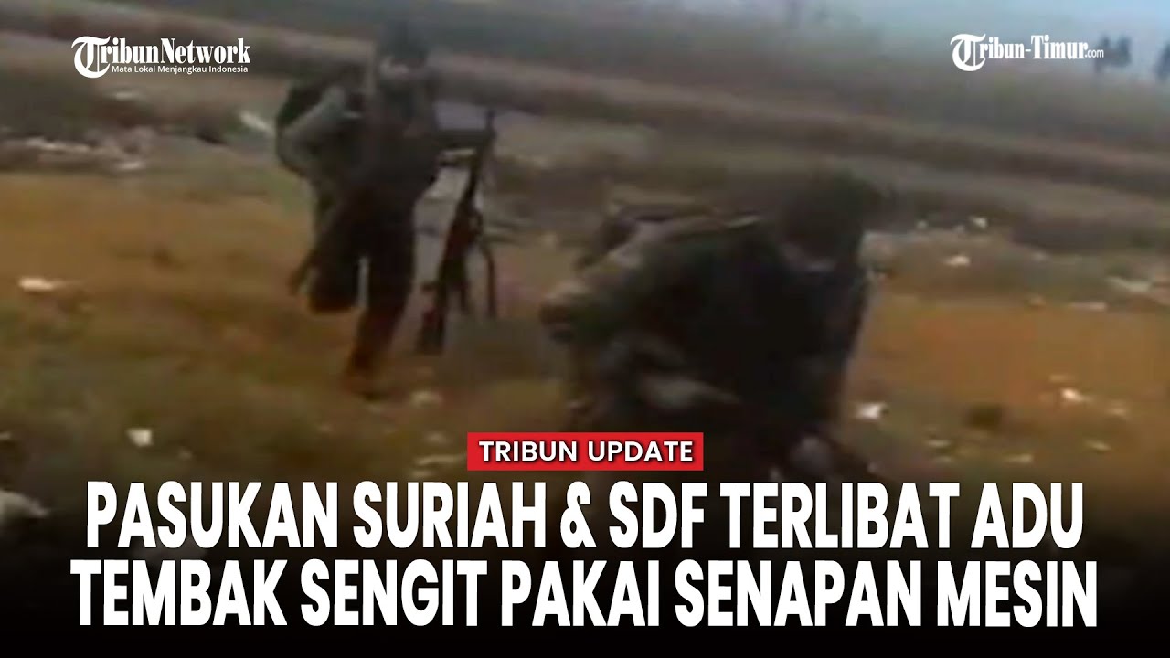 Bentrokan di Suriah Terekam Kamera, Tembakan Meluncur dari Beragam Senjata