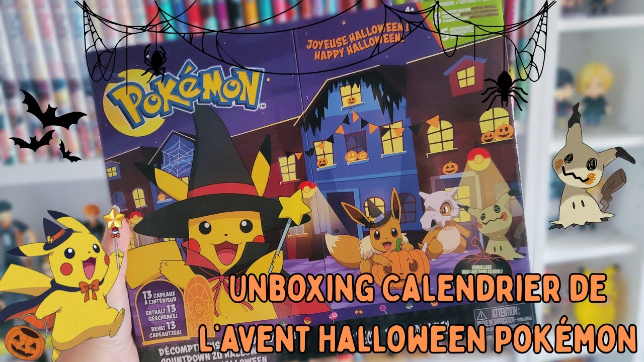 Unboxing calendrier de l'avent HALLOWEEN POKEMON🎃👻