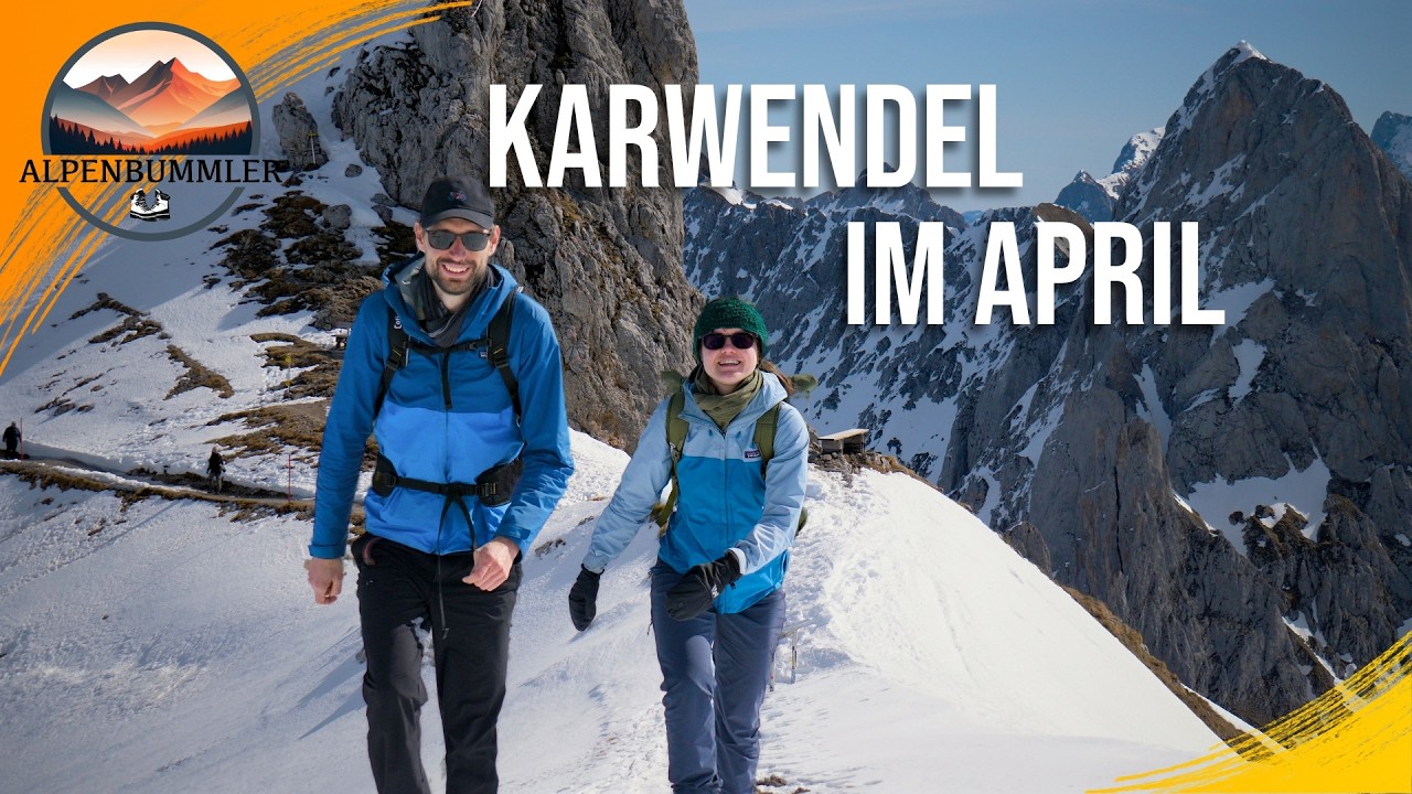 Faszinierende Aussichten vom Karwendel im April - Bergwelt und Architektur