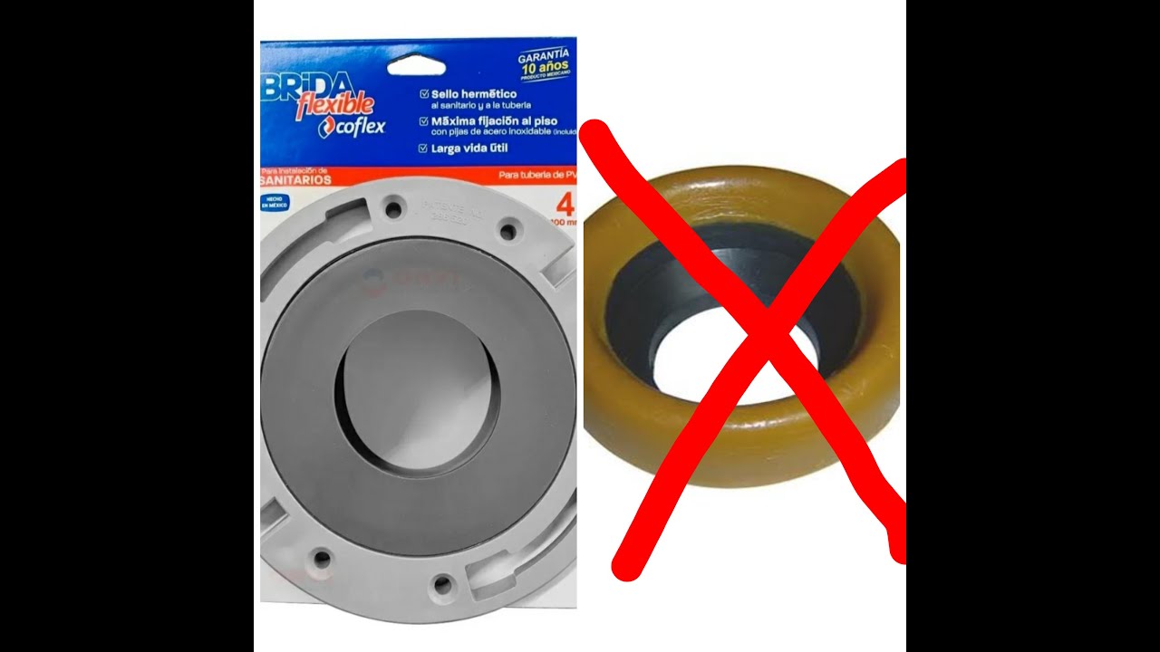 Como instalar un WC facil sin usar cuello de cera