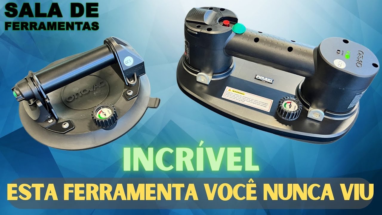 GRABO, A VENTOSA A BATERIA MAIS INCRÍVEL DO MUNDO FERRAMENTA DE QUALIDADE PREMIUM 