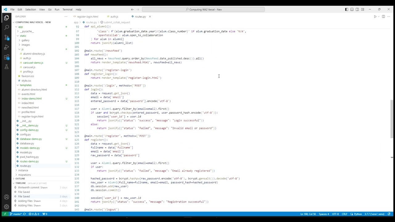 Video 10   Registration and Login Functions in Proposed ASRJC Alumni Portal