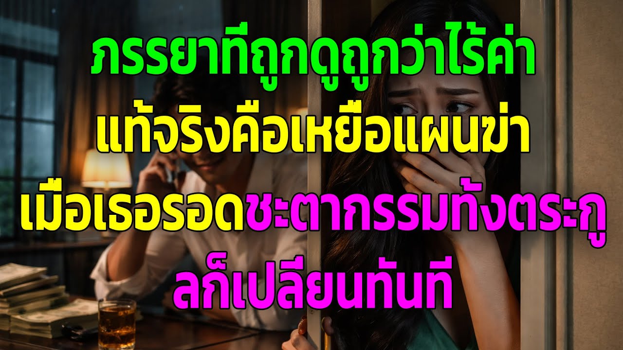 ภรรยาที่ถูกดูถูกว่าไร้ค่า แท้จริงคือเหยื่อแผนฆ่า เมื่อเธอรอด ชะตากรรมทั้งตระกูลก็เปลี่ยนทันที