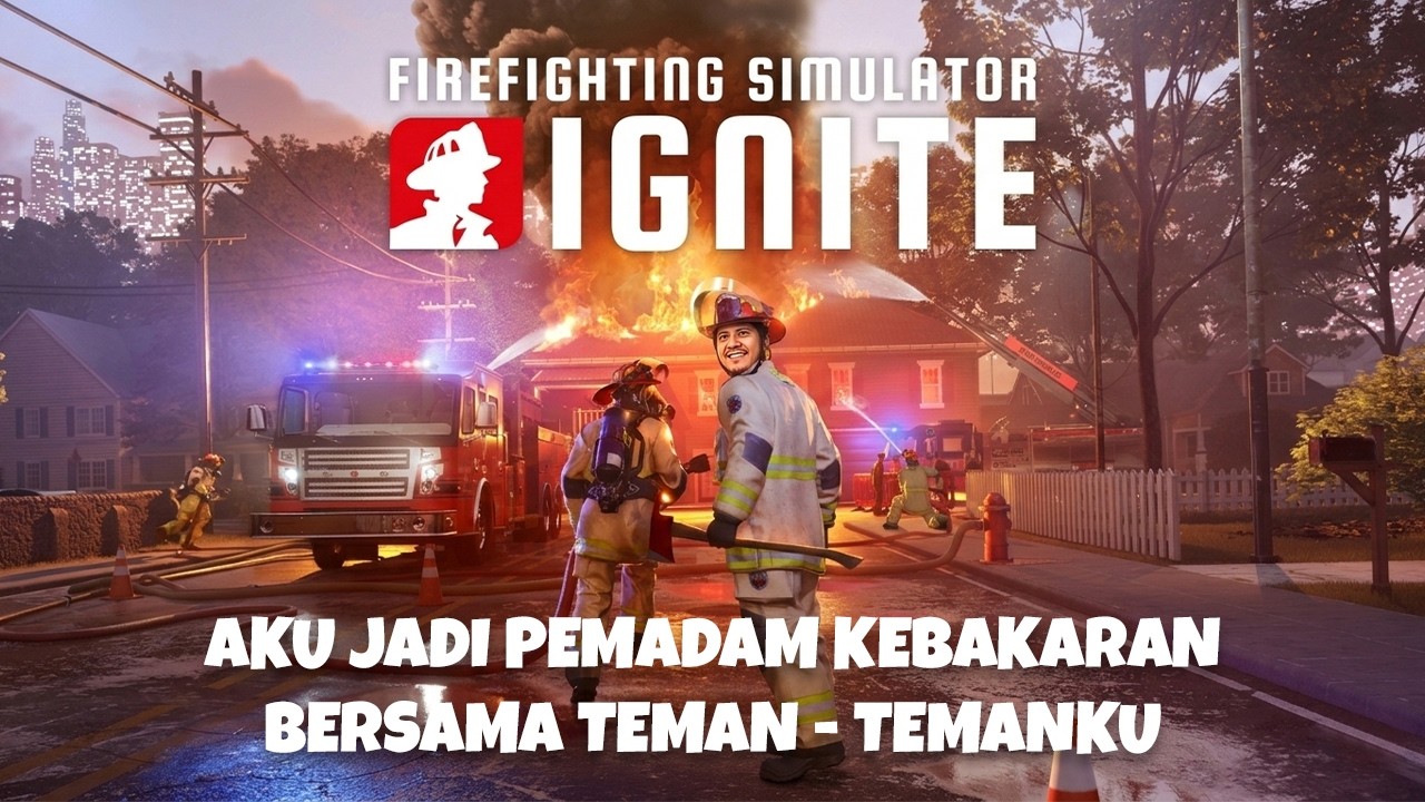 AKU JADI PEMADAM KEBAKARAN BERSAMA TEMAN2KU - FIREFIGHTING SIMULATOR IGNITE INDONESIA #1