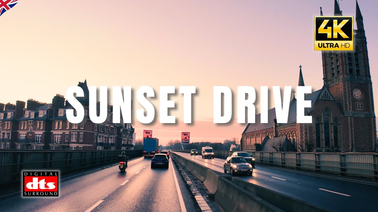 London Sunset Drive: Power House to Heathrow, Seeing USA Embassy, MI6 Building, Kensington & Chelsea