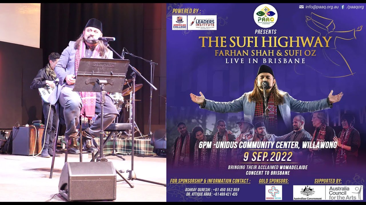 The Sufi Highway | Farhan Shah & Sufi OZ | Live Show in Brisbane