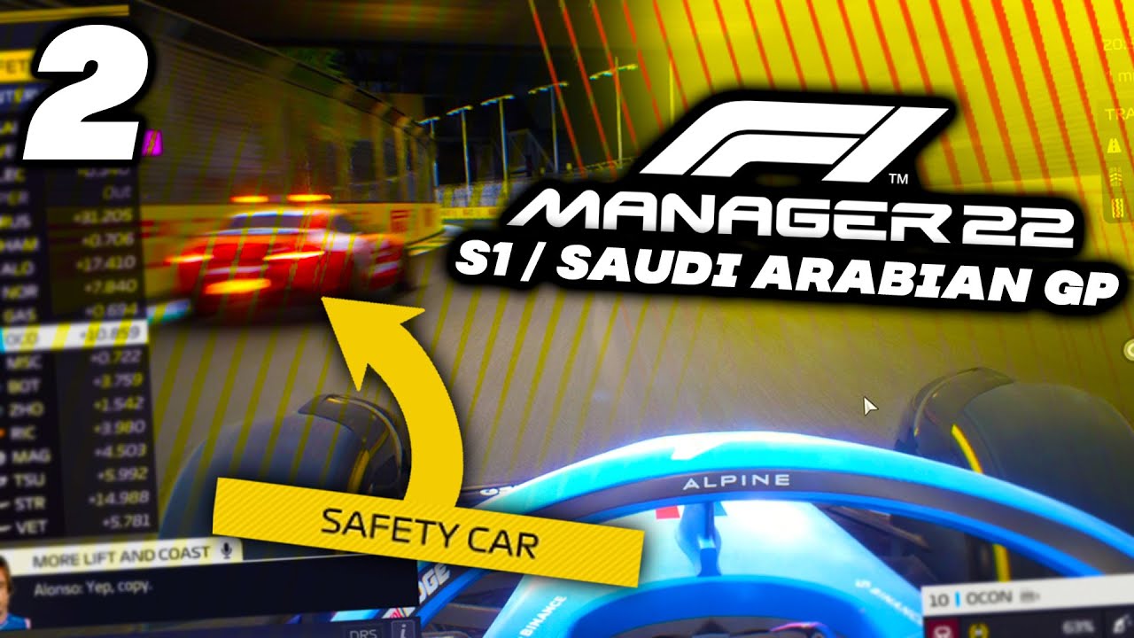 SAFETY CAR RESTART CHAOS! - F1 Manager 2022 Let's Play - Part 2