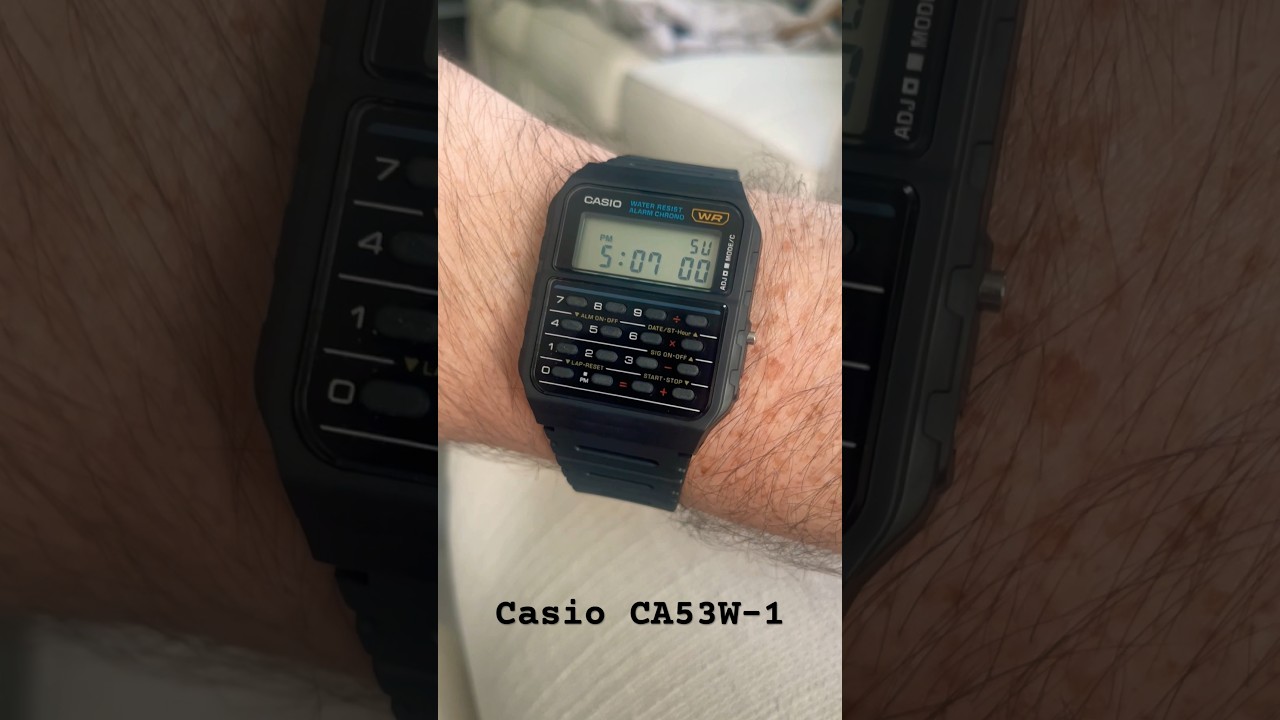 Casio Calculator watch CA53W-1 #casio #watches #youtuber #youtubeshorts #instagram #tiktok #watch