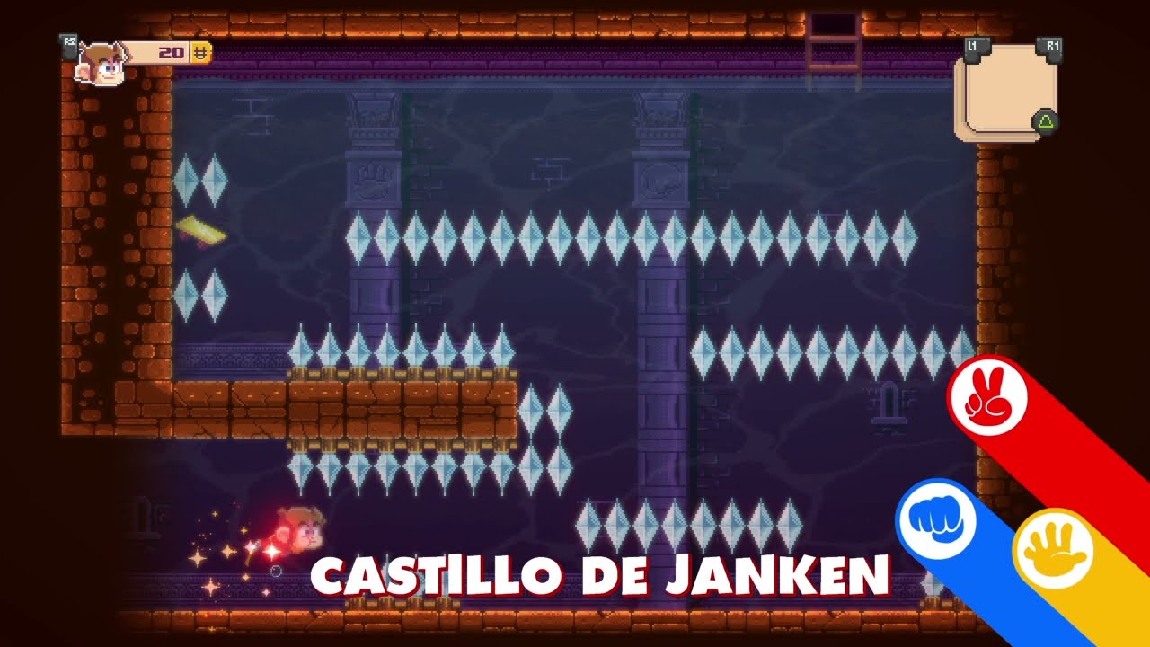 Alex Kidd in Miracle World DX - Gameplay (Castillo de Janken)
