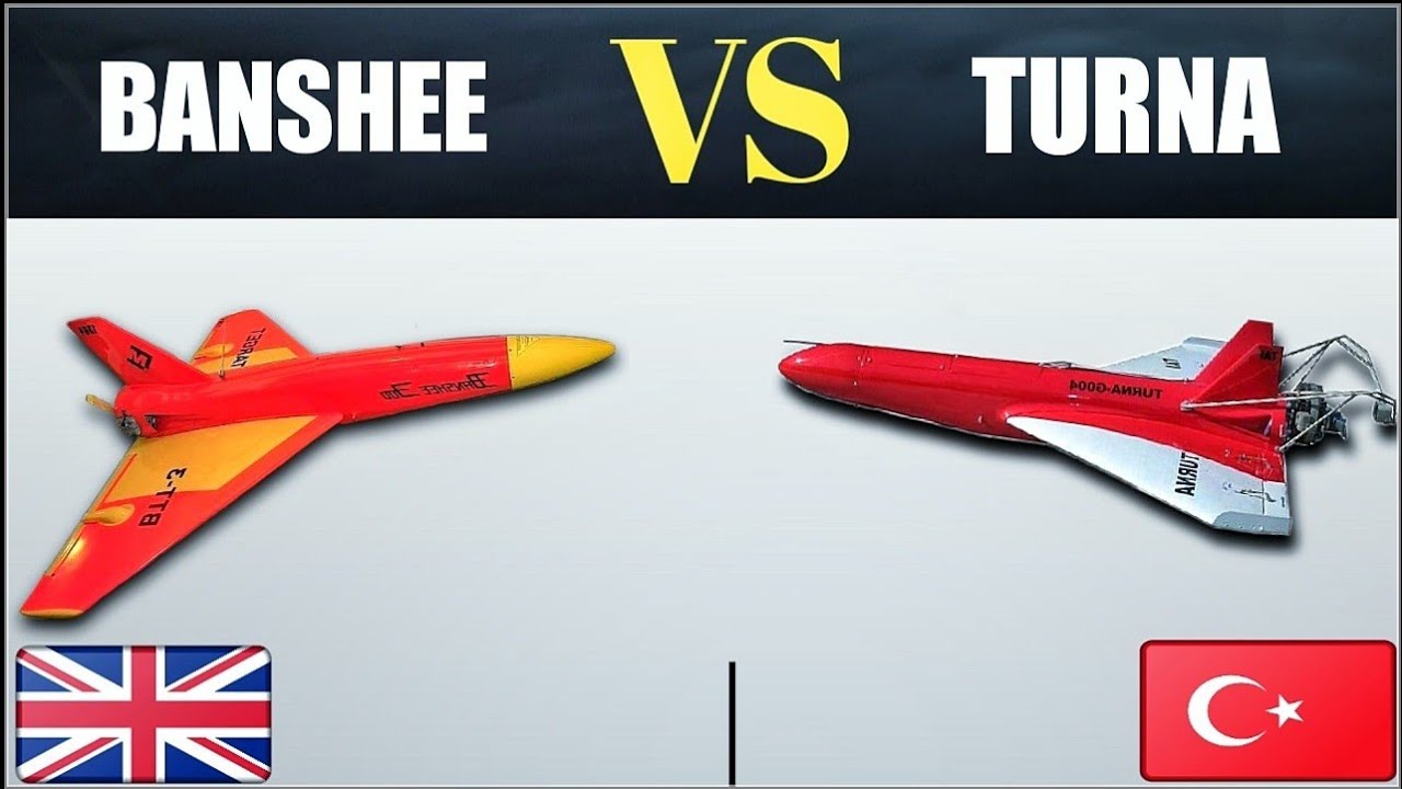 Turkish Turna VS British Meggitt BTT 3 Banshee Target Drone